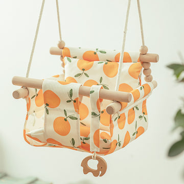 Cotton Canvas Hanging Indoor/Outdoor Swing