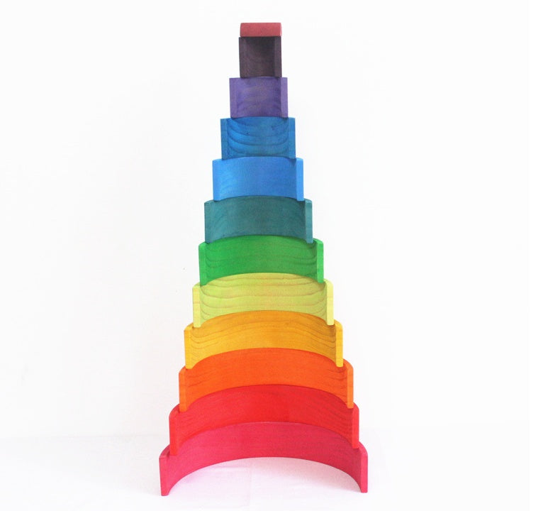 Rainbow Building Blocks Jigsaw Puzzle