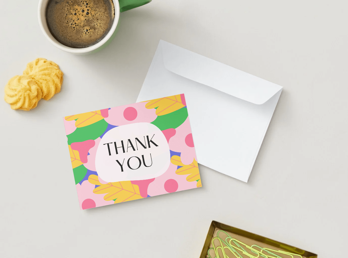5 Pack | Afterglow Thank You Card - Little Nest Community