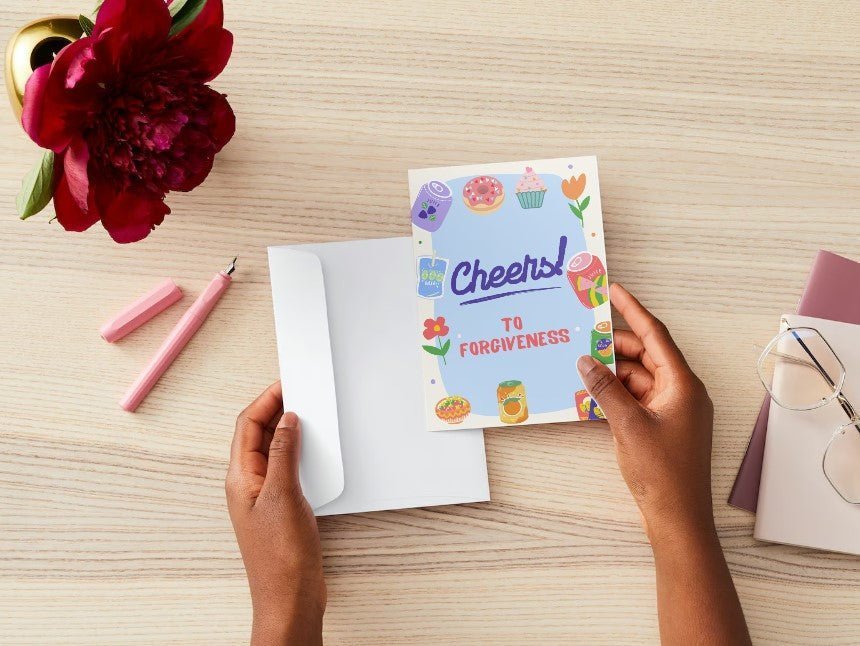 Cheers to Forgiveness | Creative Apology Cards for Toddlers - Little Nest Community