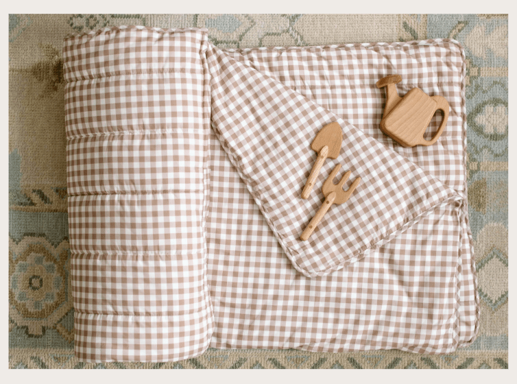 Organic Cotton Toddler Nap Mat – Cozy, Comfortable, and Preschool - Ready - Little Nest Community